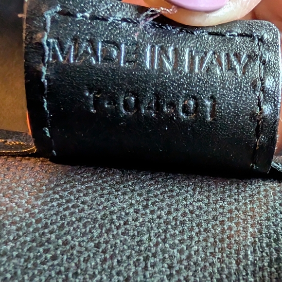 Burberry Prince of Gale Checkered Bag Canvas & Black Leather Trim Excellent! - Picture 16 of 17